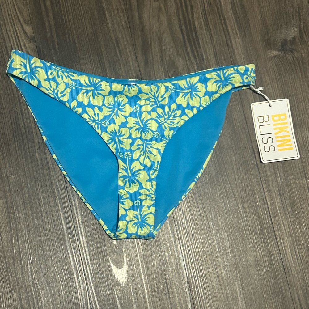 Bikini Bliss Floral Bikini Bottom L